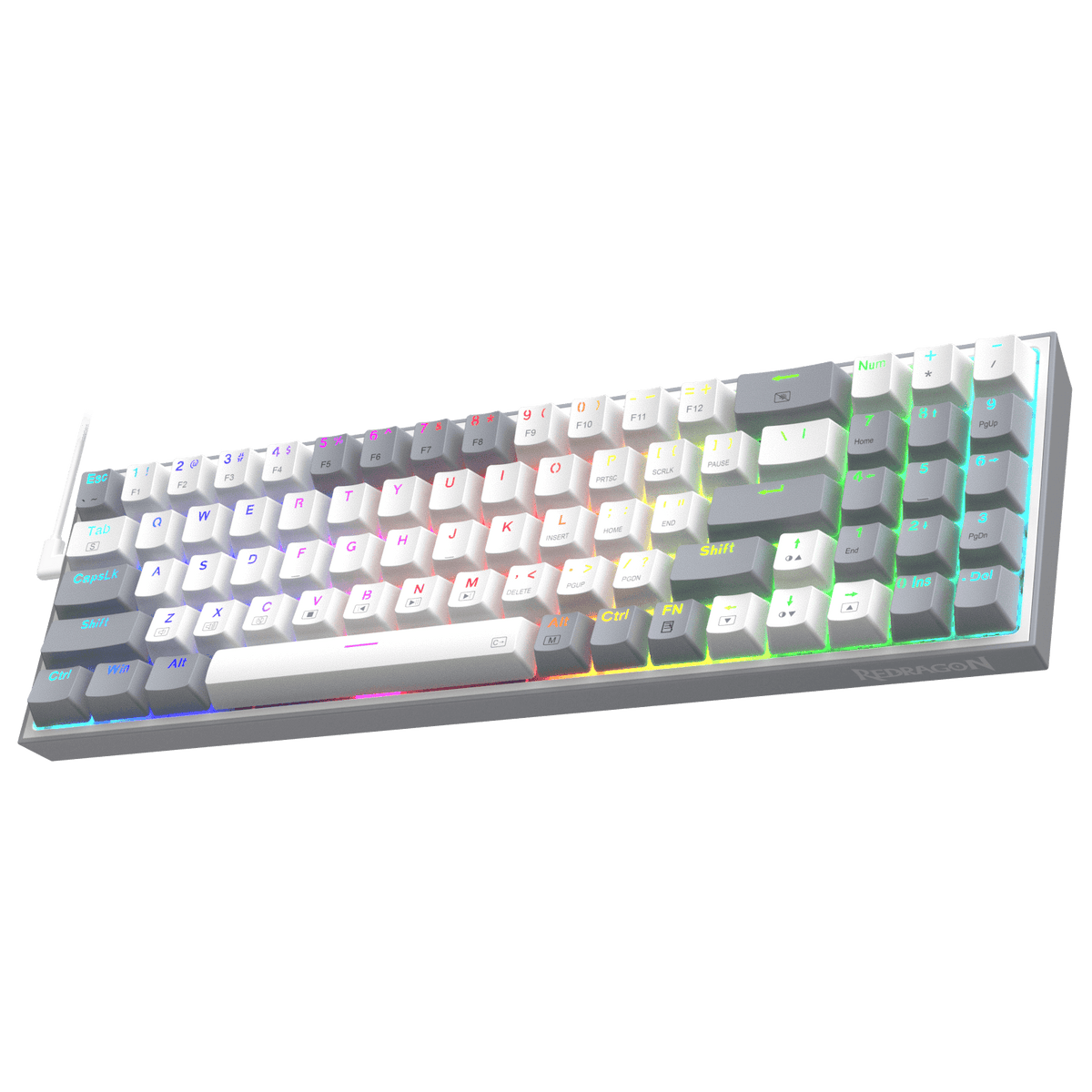 Redragon K628 Pollux 75% Wired RGB Gaming Keyboard – REDRAGON ZONE