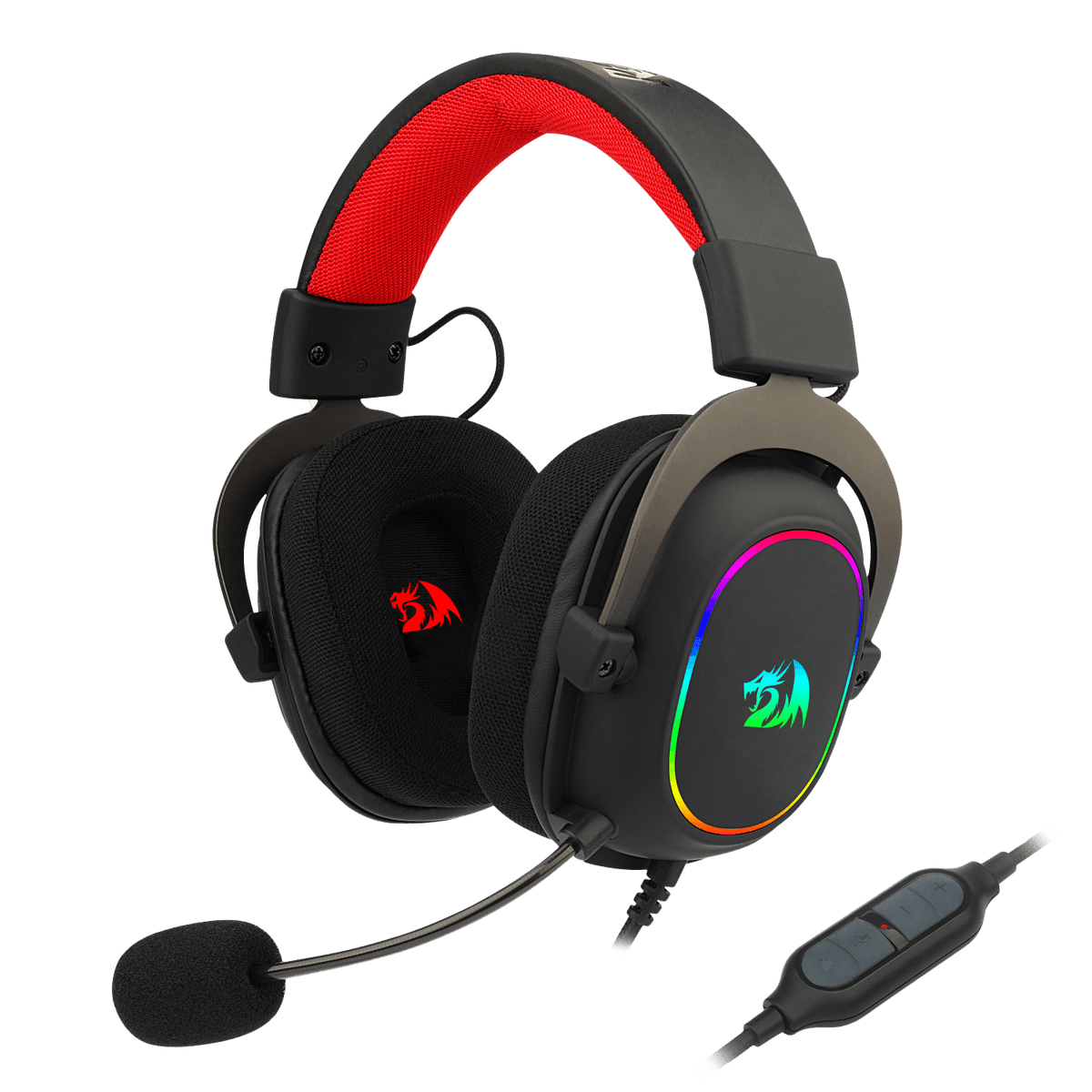 Headsets Redragon H510 RGB Zeus X Wired Gaming Headset Lighting 71 Surround  Sound Multi Platforms Headphone Works For PC J230214 From Us_montana,  $59.22