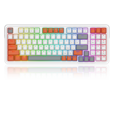 Redragon K664WOB-RGB GLORIA Wired 94 keys GASKET mounted gaming mechanical