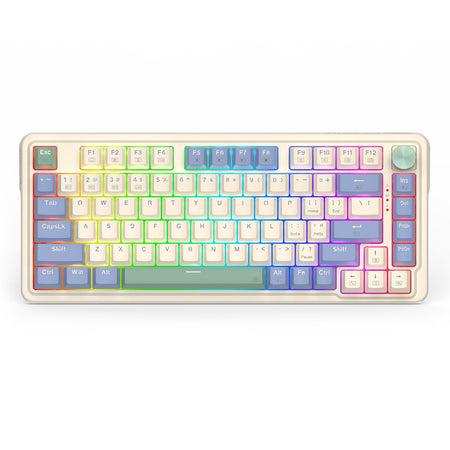 REDRAGON UCAL PRO K673CPG-RGB-PRO 3 Modes Connection GASKET Mounted Mechanical Keyboard