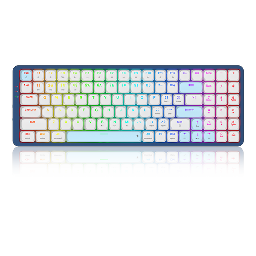 Redragon K684WB-RGB-PRO EVA PRO 3 modes connection 94 keys low profile keycap mechanical keyboard