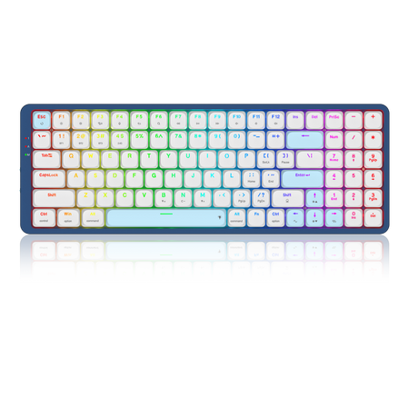 Redragon K684WB-RGB-PRO EVA PRO 3 modes connection 94 keys low profile keycap mechanical keyboard