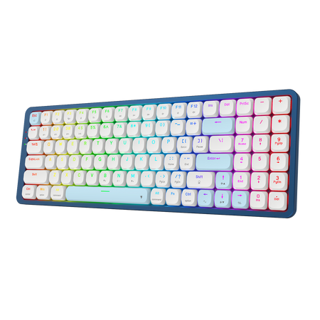 Redragon K684WB-RGB-PRO EVA PRO 3 modes connection 94 keys low profile keycap mechanical keyboard