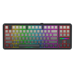 WILDSLASH K734SP-RGB-PRO 3-Mode Connection TKL GASKET Mounted Mechanical Keyboard