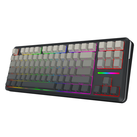 WILDSLASH K734SP-RGB-PRO 3-Mode Connection TKL GASKET Mounted Mechanical Keyboard