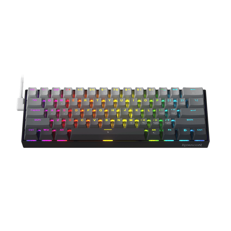 Redragon K617 FIZZ 60% Rapid Trigger Wired Magnetic switch Gaming Keyb ...