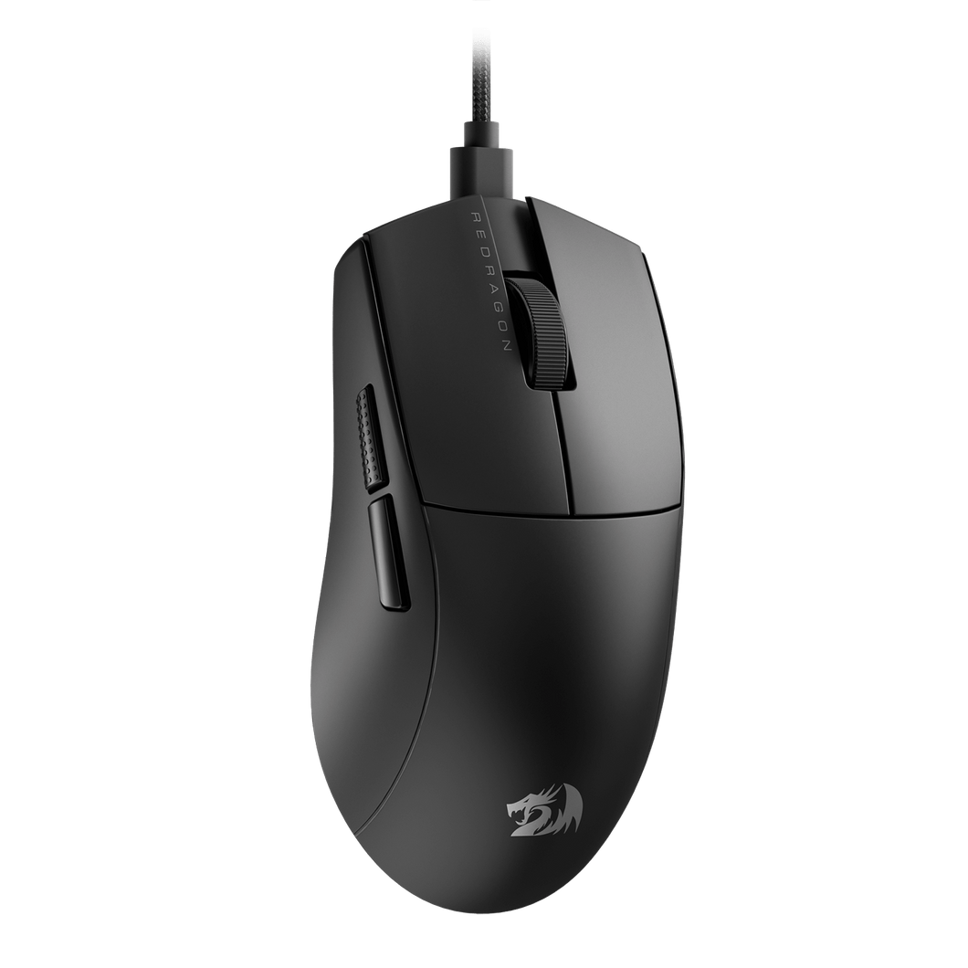 Redragon M724 Wired Gaming Mouse, 42G Ultra-Light 12,400 Max DPI Optical Gaming Mouse with 5 Programmable Buttons, Ergonomic Natural Grip Build, Software Supports DIY Keybinds & DPI