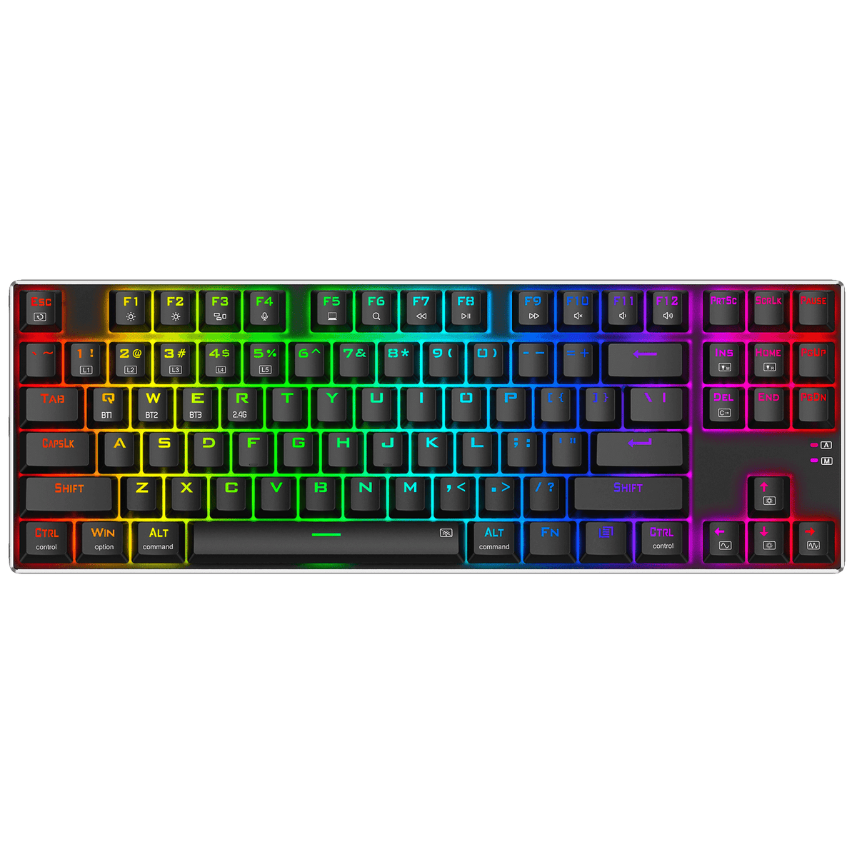 Redragon K556 TKL RGB Wired/Tri-Mode Wireless Mechanical Gaming Keyboa ...