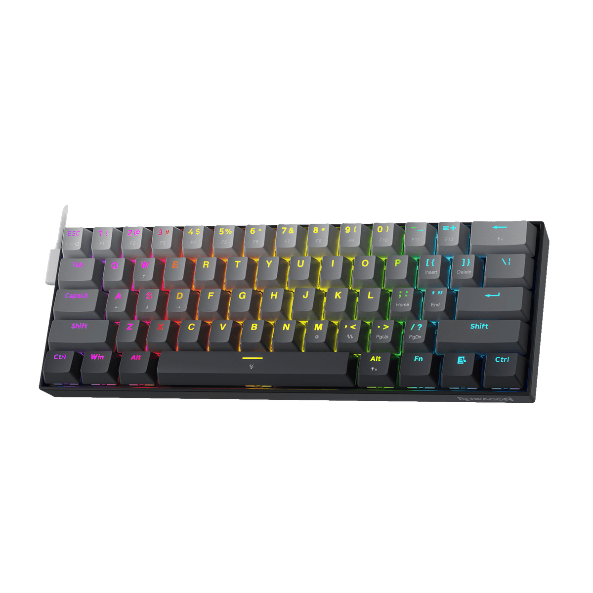 Redragon K617 FIZZ 60% Rapid Trigger Wired Magnetic switch Gaming Keyb ...