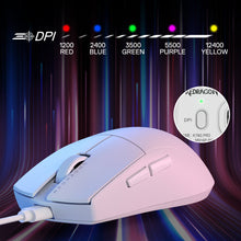 Redragon M724 Wired Gaming Mouse, 42G Ultra-Light 12,400 Max DPI Optical Gaming Mouse with 5 Programmable Buttons, Ergonomic Natural Grip Build, Software Supports DIY Keybinds & DPI