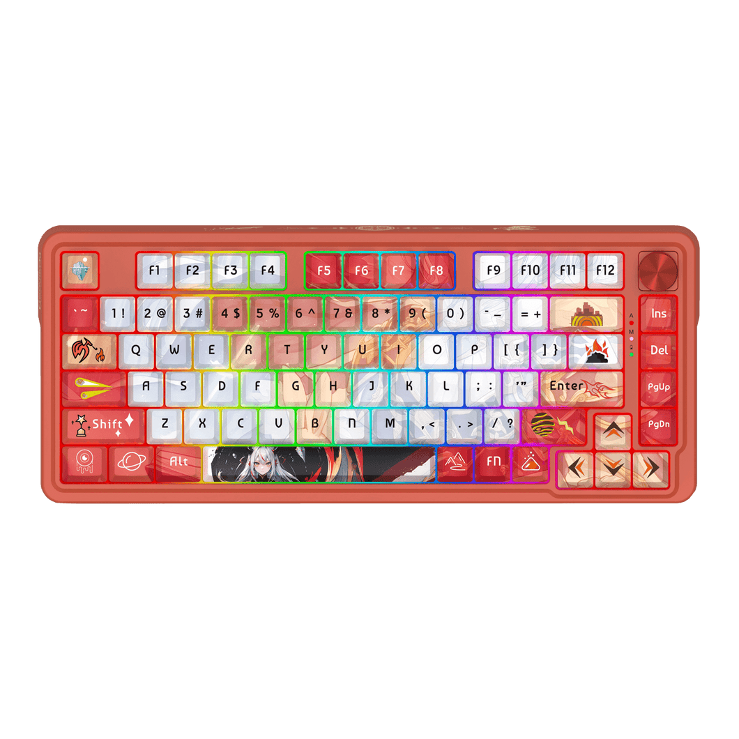 Redragon UCAL K673 PRO 75% Wireless Gasket Anime Keyboard