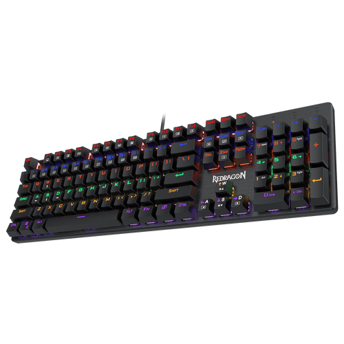 Redragon K608 Valheim Rainbow Gaming Keyboard, 104 Keys NKRO Mechanical Keyboard