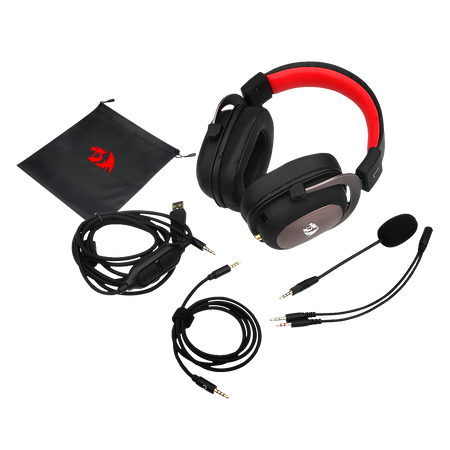 Redragon H510 Zeus Wired Gaming Headset, 7.1 Surround, Detachable