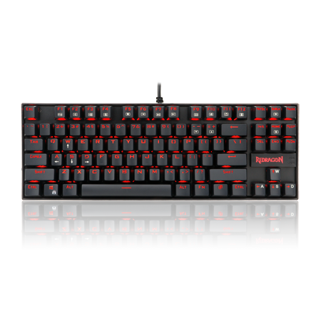 CLAVIER MÉCANIQUE GAMING REDRAGON KUMARA K552 RGB-1 - RED SWITCHES