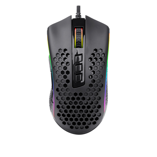 Redragon M808 Storm Lightweight RGB Gaming Mouse, 85g Ultralight Honeycomb Shell